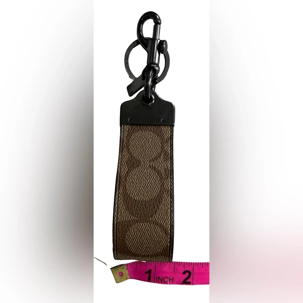 NWOT Coach Loop Key Fob in Signature Canvas - Picture 5 of 6